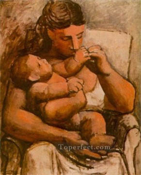  picasso - Mother and child4 1905 cubist Pablo Picasso